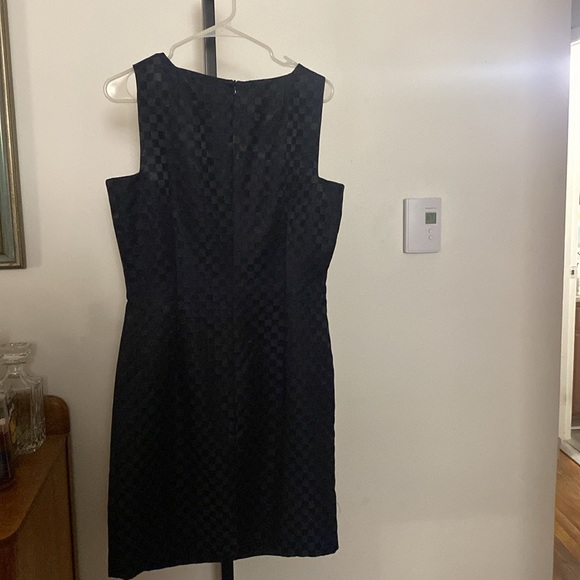 JS Collections blue and black checkered dress size 12 - Picture 6 of 6